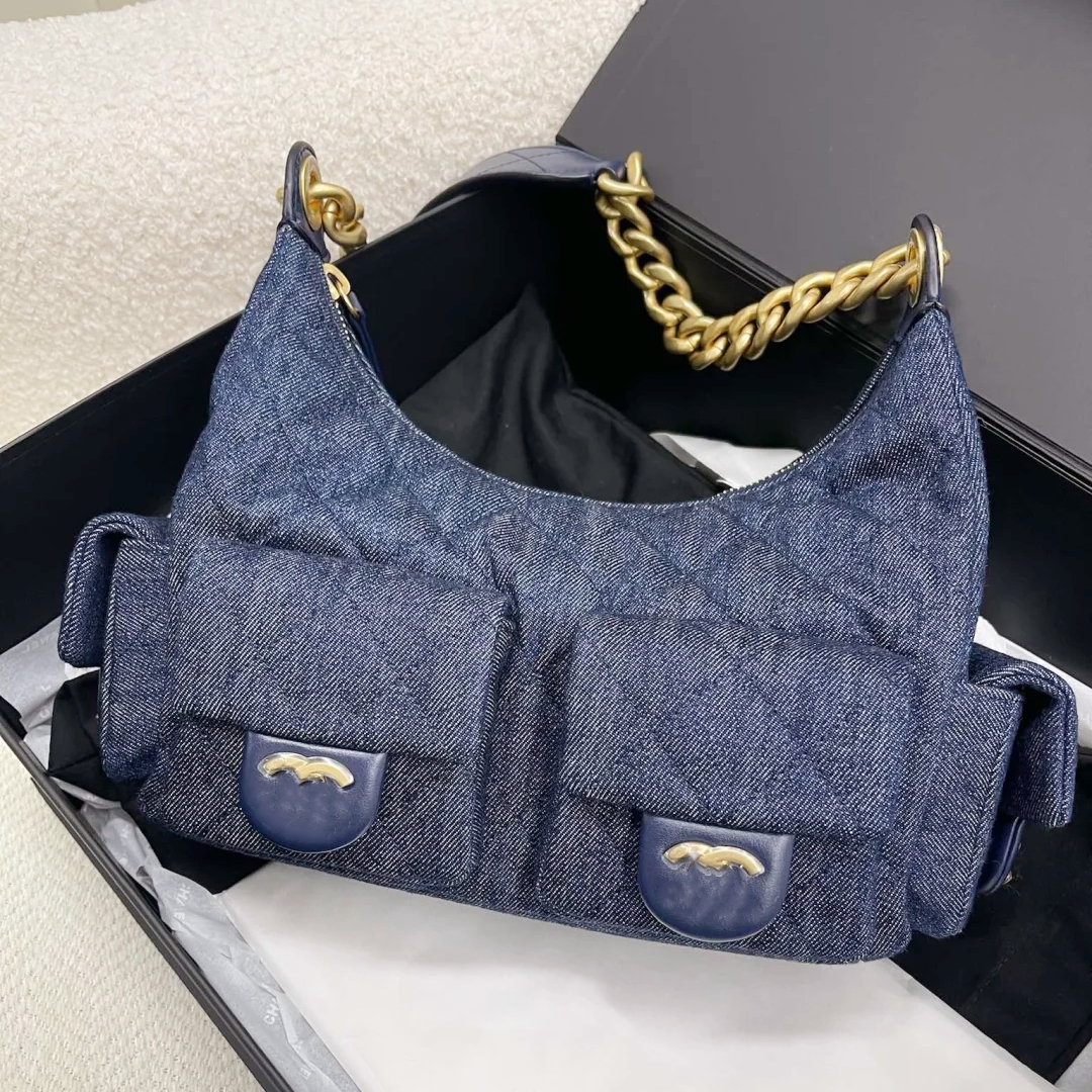 10a Denim hobo Shoulder bag Womens Men Designer bag Luxury handbag tote lambskin leather bag Fashion cowboy Motorcycle Clutch bag Lady Crossbody city pochette Bags