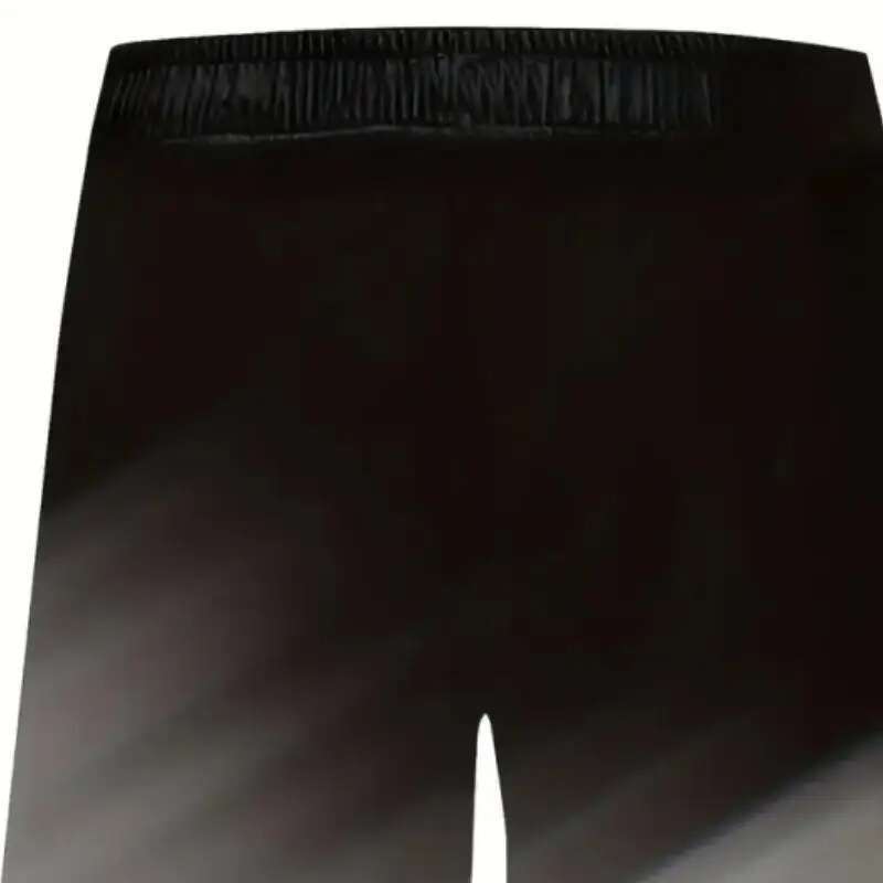 Men's two-piece sportswear, T-shirt and short sleeved pants set, running and fitness sportswear, summer 2025, European plus size