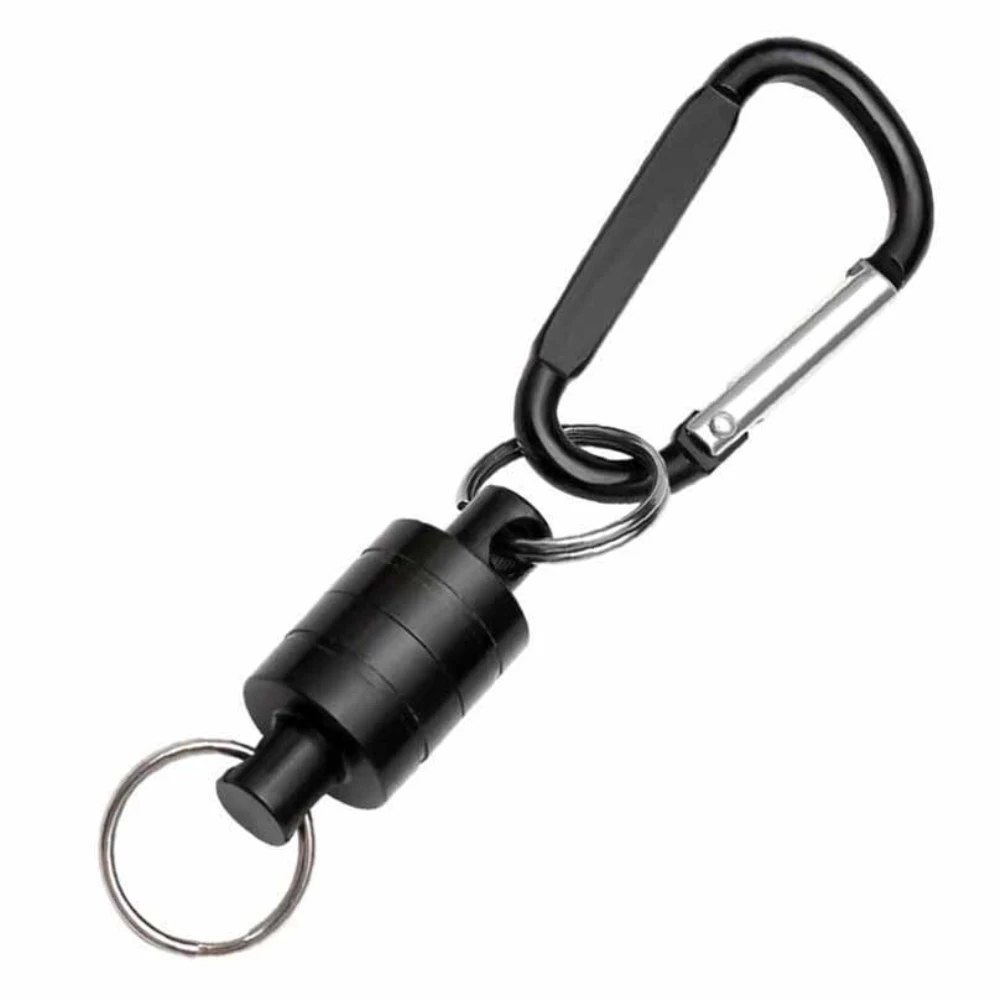 Strong Magnetic Carabiner Aluminum Alloy Carabiner Keychain Camping Climbing Snap Clip Lock Buckle Hook Fishing Tool