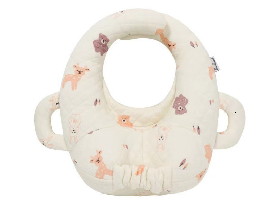Baby Feeding Pillow Bottle Holder for born Portable Cartoon Pp Cotton Self Infant Milk 240228