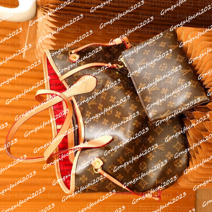 Top Designer bag 2pcs Set Naverfulls Enbossed Flower Women Cross body Handbag Shoulder Bags Fashion Composite Lady Clutch Tote Bag shopping Female Coin Purse Wallet