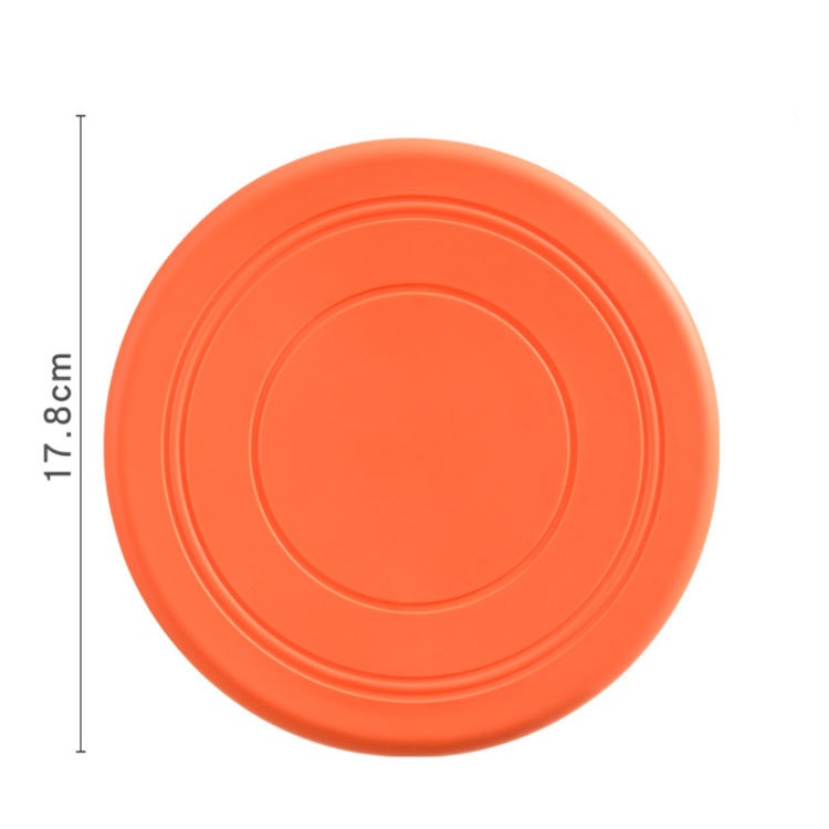 Kids Flying Disc Toy Outdoor Playing Lawn Game Disk Flyer for Kindergarten Teaching Soft Silicone Colorful Frisbee