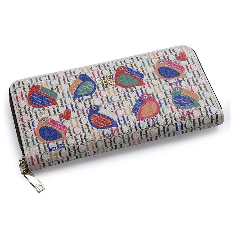 CH High Quality Women's Handbags Square Wallet Classic Vintage Folding Printed Monogrammed Design Fashion Premium