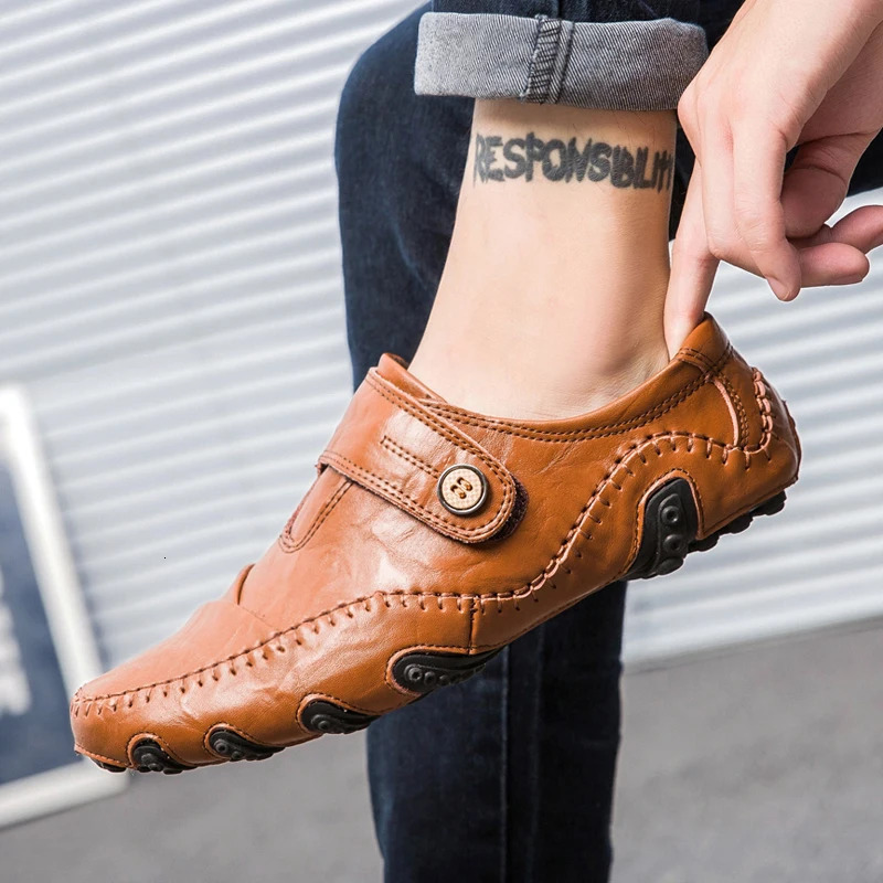 Fashion Moccasins Men Shoes Classic Mens Casual Shoes High Quality Dress Shoes Men Zapatos De Hombre Mocassin Homm 250314