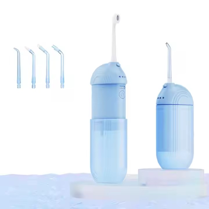 Portable Cordless Water Dental Flosser with 3 Modes, Detachable Tank, and 5 Jet Tips for Deep Cleaning portable water flosser portable travel water fl