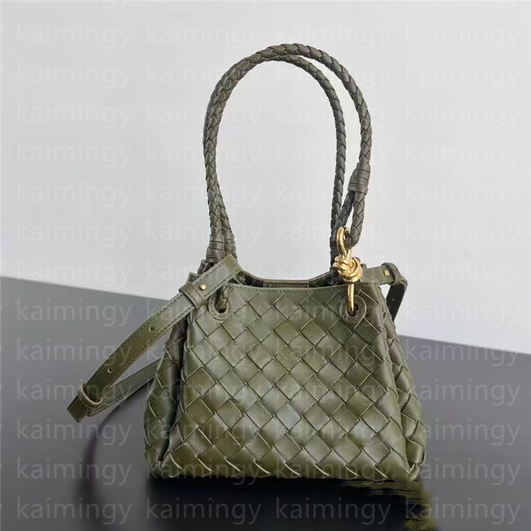 TOP Quality crossbody bag Small Parachute Woven Shoulder Women Genuine Leather 2117165cm Designer Shopping Lambskin Tote Handbag Underarm With BOX