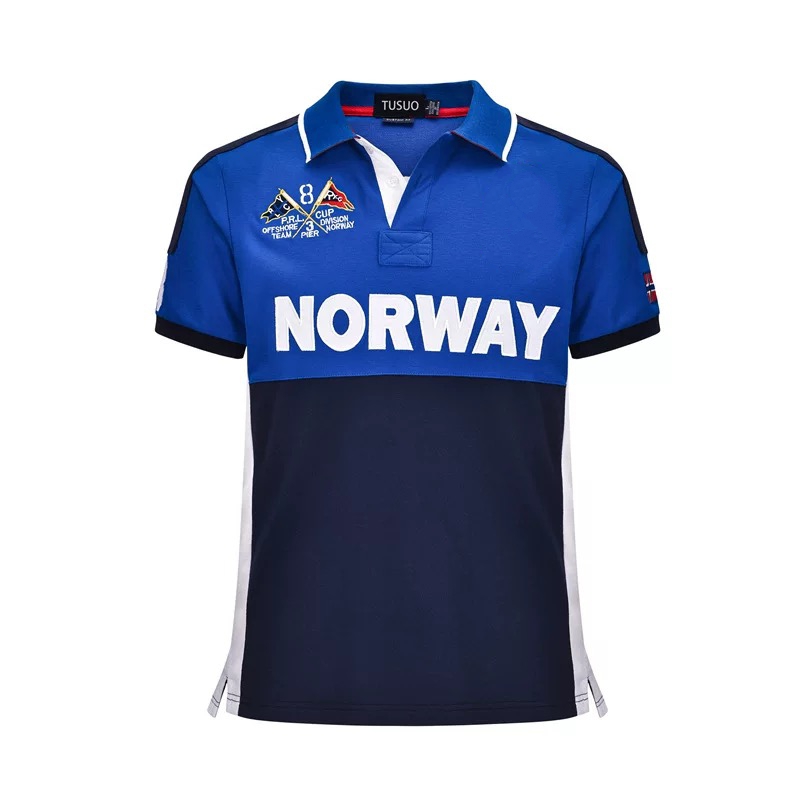 Stylish Men's Sportswear Shirt - Breathable Cotton Fabric with Summer Sailboat Pattern