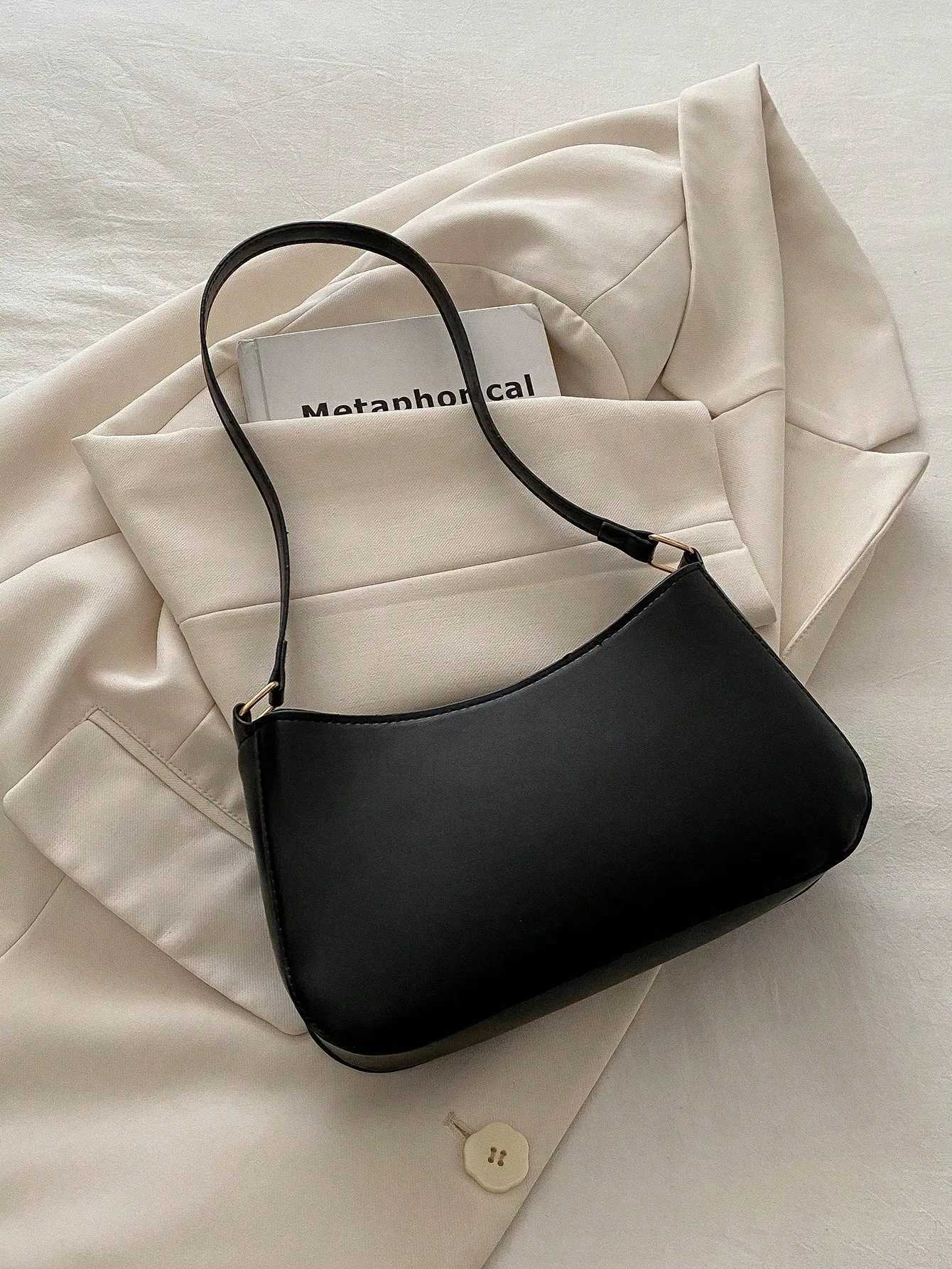 Warm handbag new autumn/winter Cmuting Shoulder armpit bag Korean Fi cross body bag with bow decoration Y250321