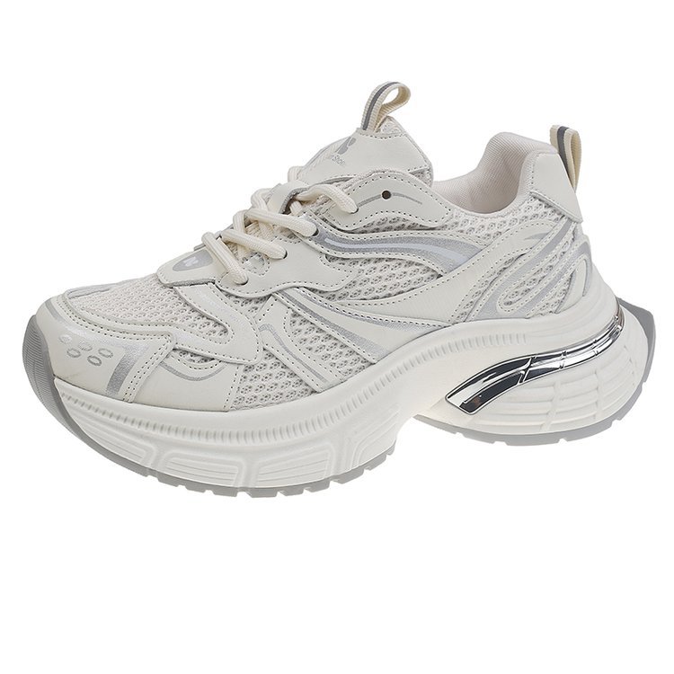 designer casual shoes women womens sliver beige comfort breathable indoor outdoor sports trainers sneakers new