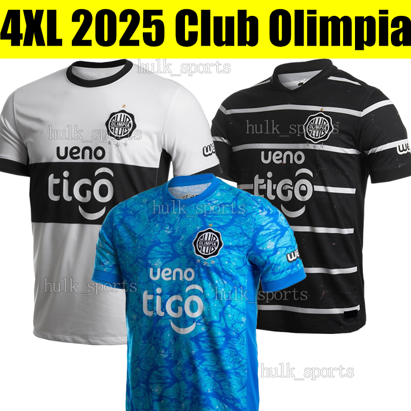4XL 2025 Club Olimpia 3rd 120 Anos soccer jerseys 25/26 Asuncion Paraguay league D.GONZALEZ A.SILVA N.CAMACHO A.ALCARAZ Diego Duarte PERALTA football jersey