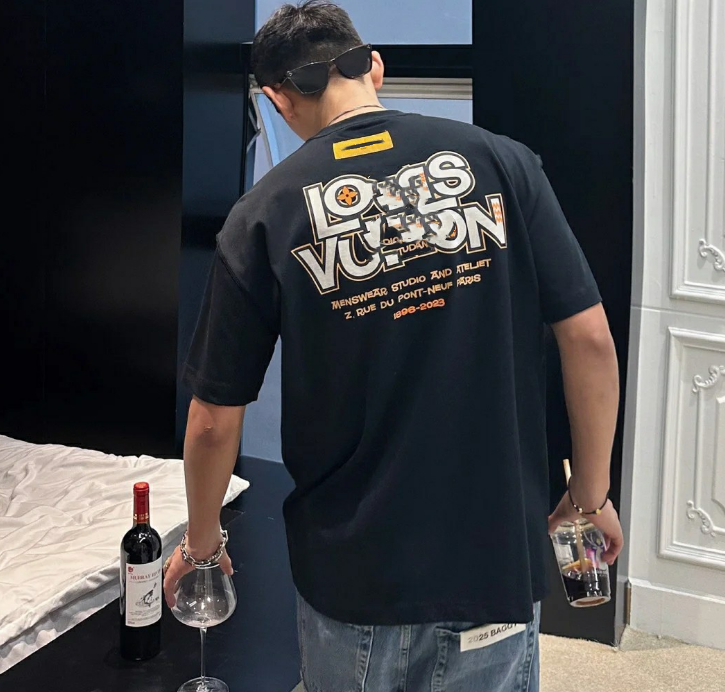 Summer fashion brand men and women designer high quality clothing letter round neck short sleeve mens and womens casual T-shirt tops