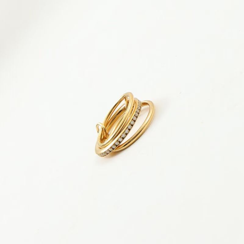 jewlery gold ring women spinelli kilcollin with Dia Ring Gothic Unisex rings overlapping designer jewelry gifts