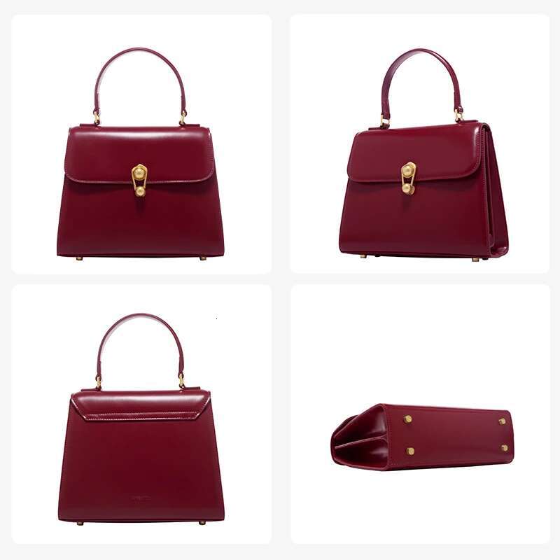 LA FESTIN 2024 New Designer Classic Top Handle Handbag Large Capacity Shoulder Messenger Fashion Leather Bag
