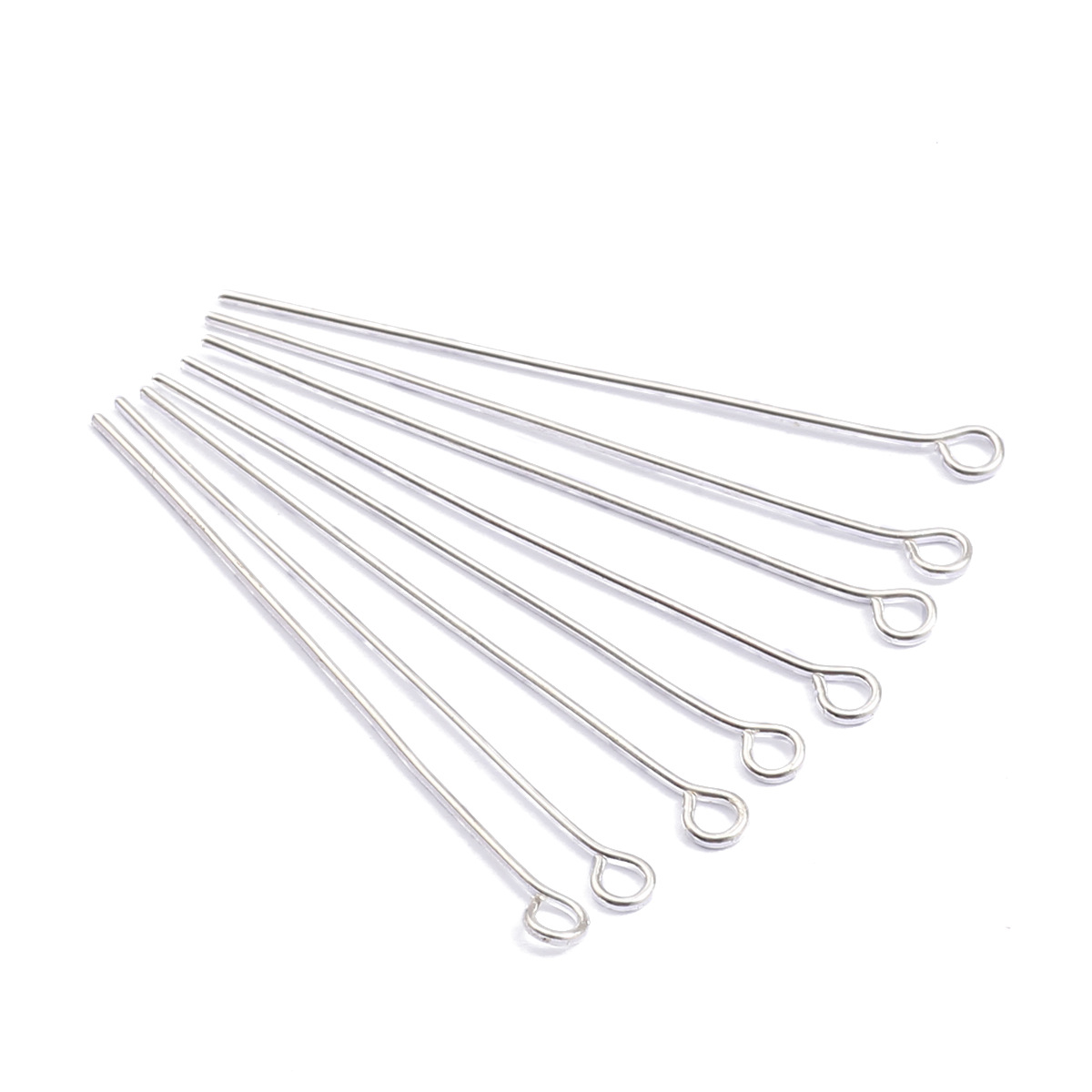 Durable 100-Pack Stainless Steel Headpin Collection for Jewelry Artists and DIY Enthusiasts