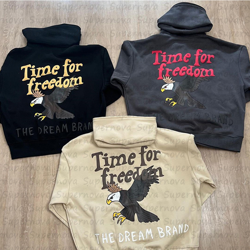 2023 High Street Trendy Autumn/Winter Letter Printed Hoodie Set for Street Casual Hip Hop Zipper Hoodie 241011