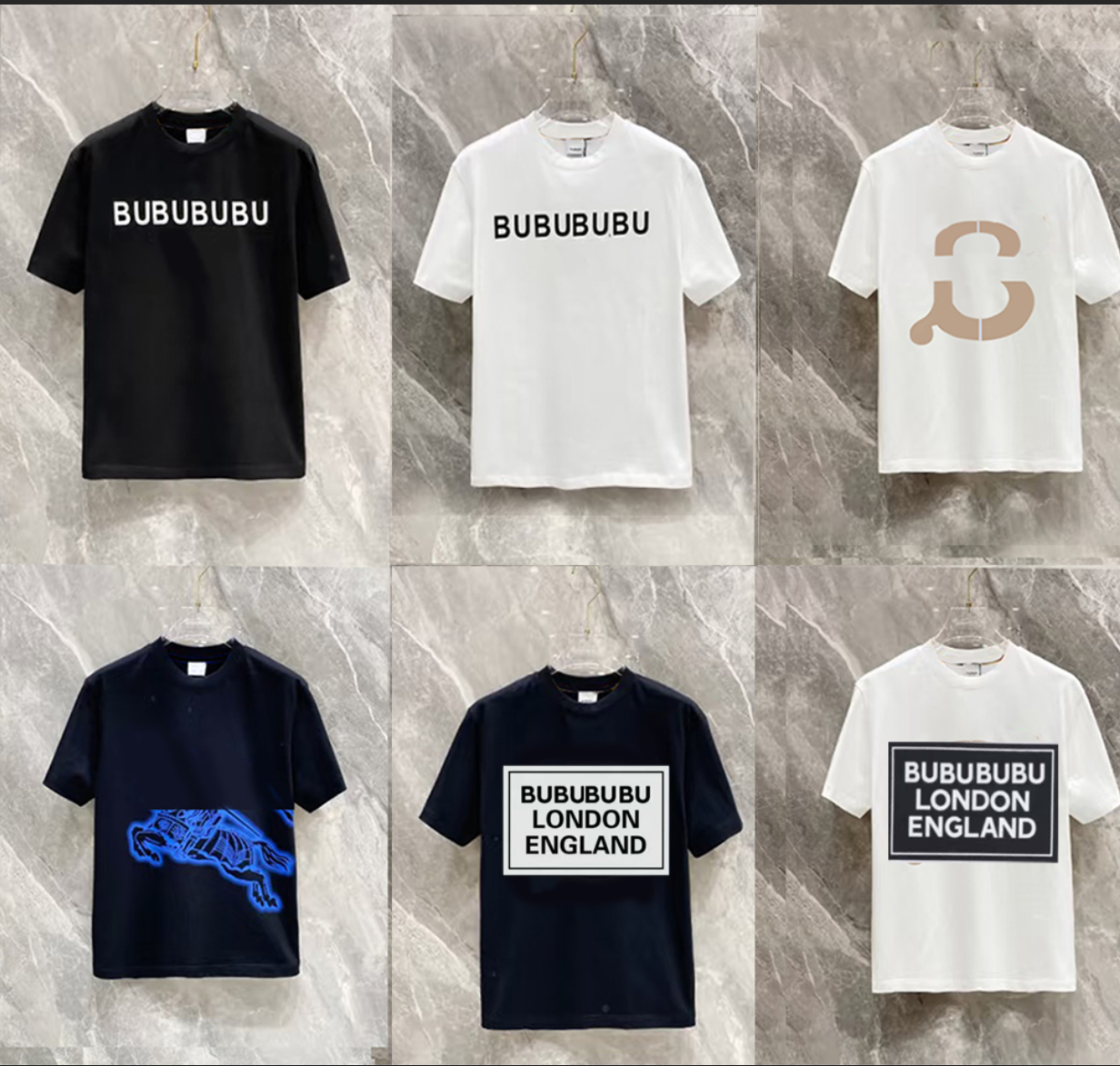 Designer Mens T shirts BU short sleeve summer casual tshirts Tees shorts women men Letters oversized