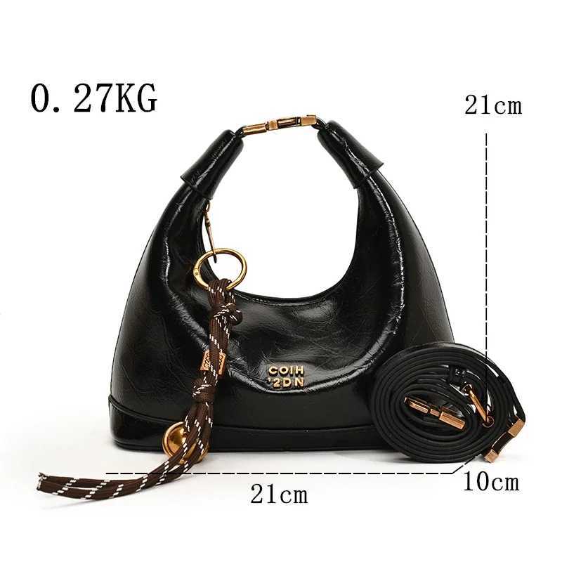 New luxury PU leather sole cross body bag high-quality Fem messenger bag sole Fi designer womens handbag Y250321