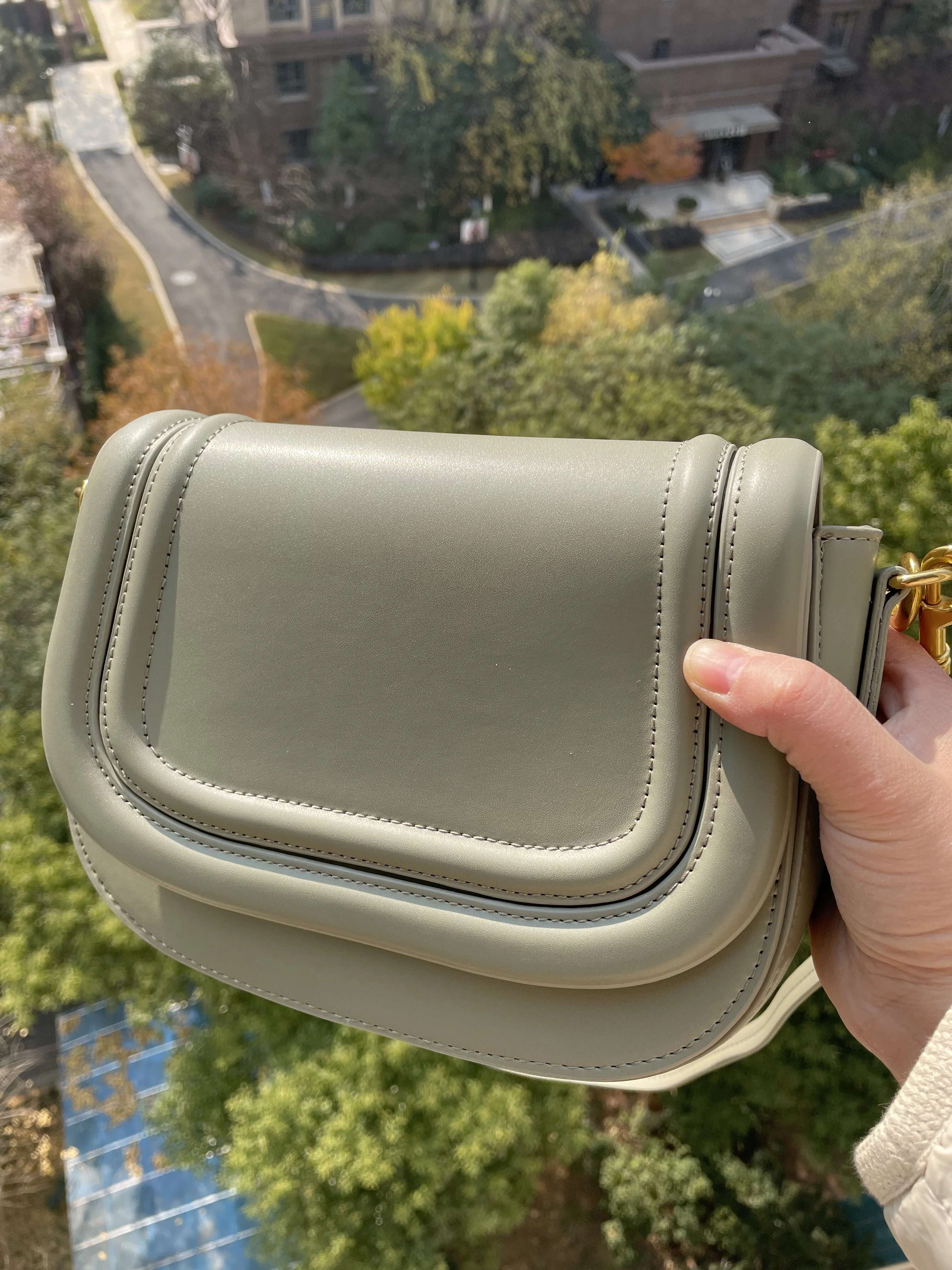 SIJIFSHANG SIJIFSHANG Fashion Vintage Saddle Flap Green White Shoulder Women Handbag High Quality PU Leather Lady Crossbody Hand Bag