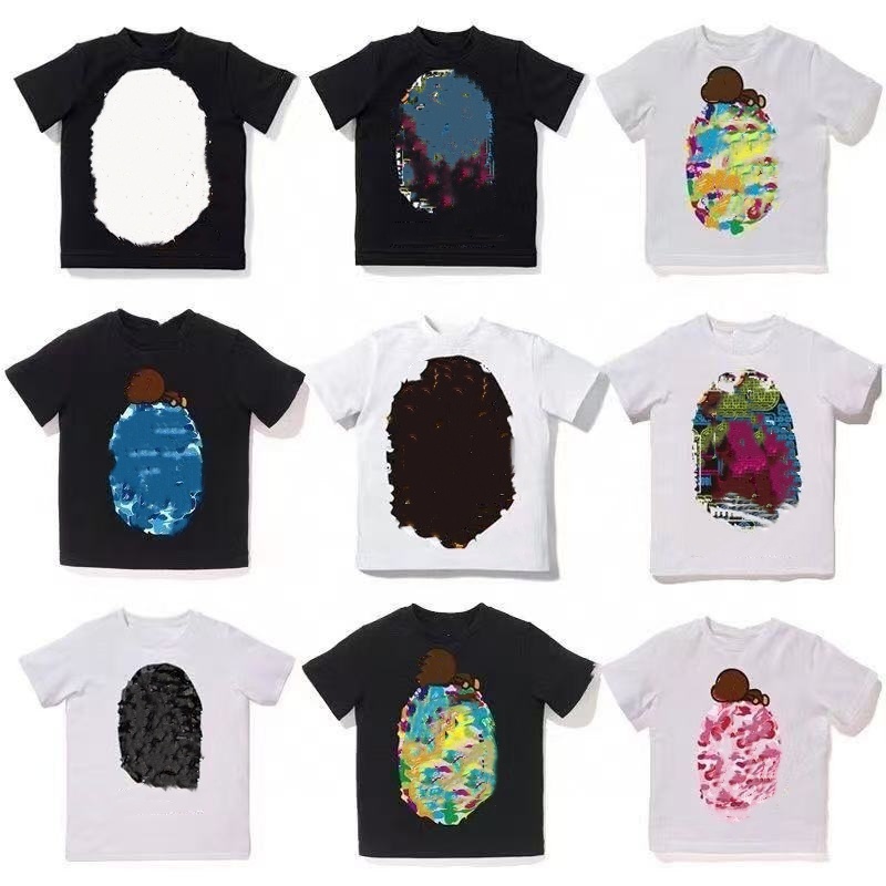 kids T-shirts designer clothes baby tops boys toddler girls fashion hip hop street Tops casual summer kid infants t shirts youth childrens toddler0