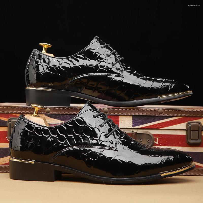 Dress Shoes Green Formal Wedding Men Large Size 46 47 48 Male Fashionable Business Suit Spring Gentleman Evening Oxfords