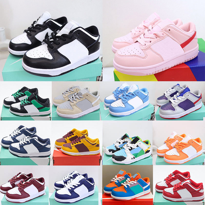 Designer Toddler Kids Shoes For Boy Girl children Orange Dairy Cow Baby Skateboard Black White Brazil Boys girls Athletic Outdoor Sports Trainers Size 22-35
