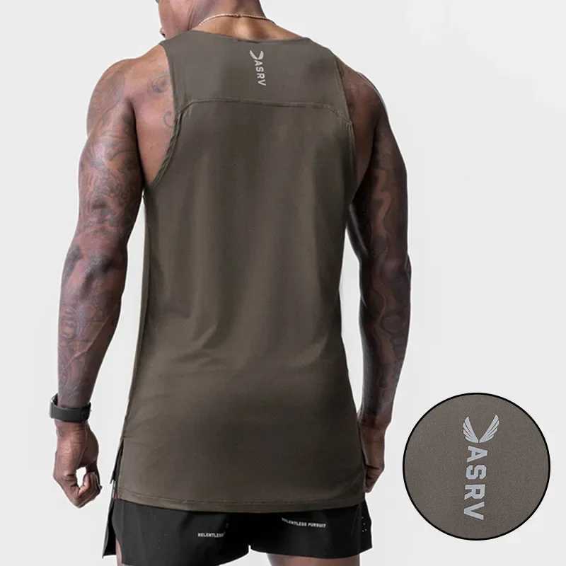 Mens Summer Gym Tank Top Man Bodybuilding Sleeveless Shirt Singlets Male Sports Quick Dry Clothing Fitness Workout Running VestT250317