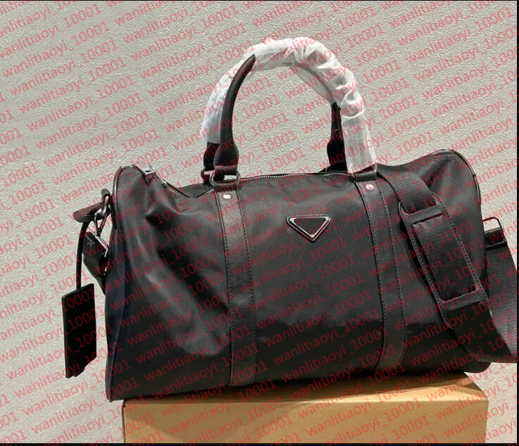 Designer Nylon Duffle Bags Unisex Large Capacity Travelling Bag Backpack Handbag Black Sports Package Portable Weekend Handbag Cross Body Luggage Shoulder Bag
