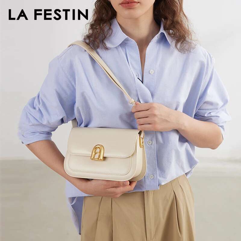 LA FESTIN Original New 2024 Ladies Leather Crossbody Shoulder Bag Women's Bag Handbag A-E Door Series Products