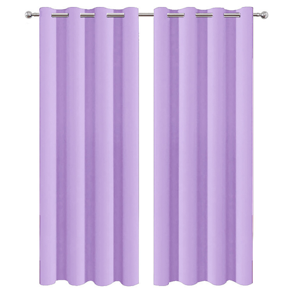 T0366 1pc Solid 100% Blackout Curtain with Grommets, Total Privacy Drapes for Bedroom, Beautiful Curtains for Living Room