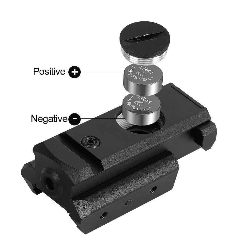 Compact 1042 charging laser sight with red/blue built-in lithium battery compatible with sports and outdoor use X250317