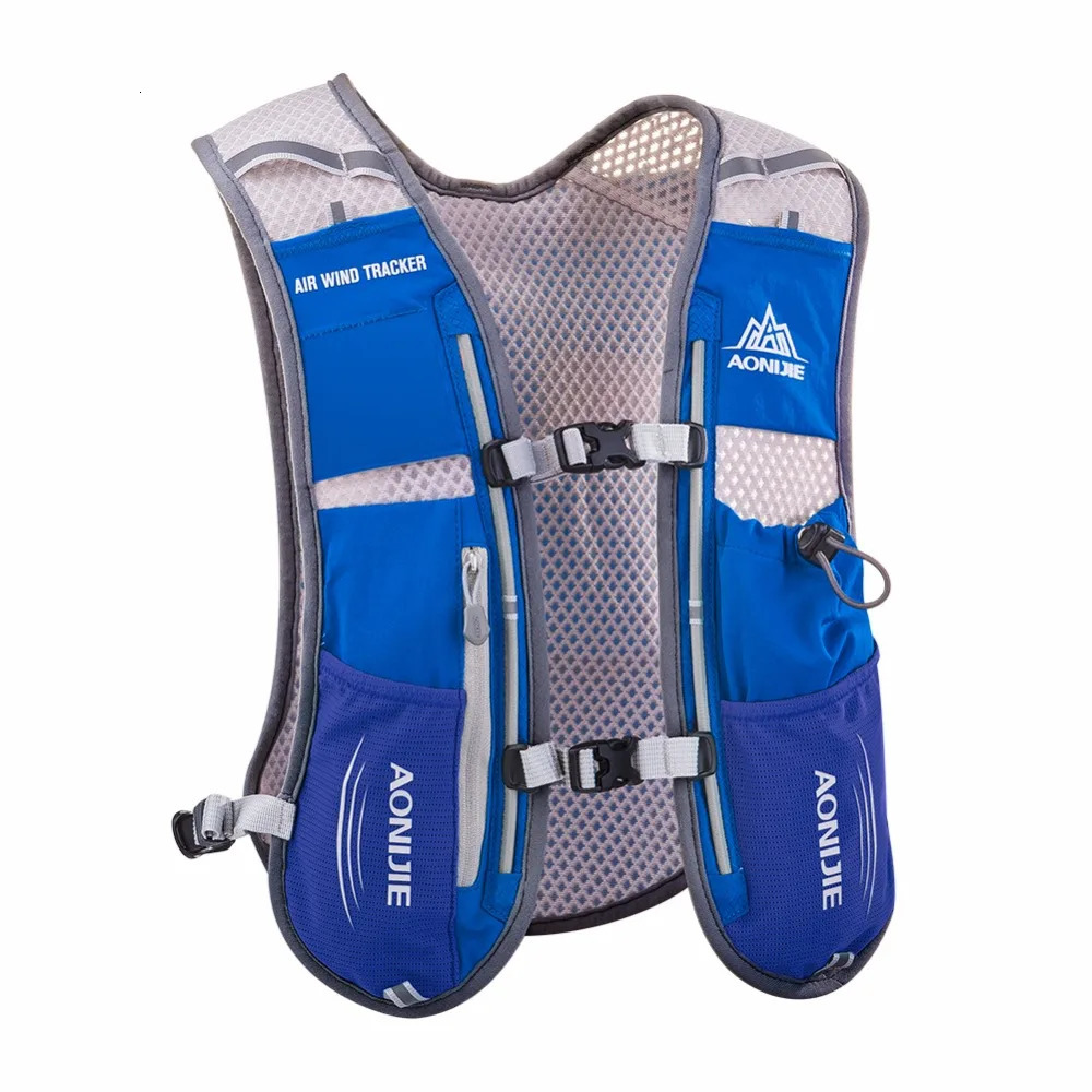 AONIJIE E913S 5L Moisturizing Bag Backpack Rucksack Bag Tank Top 2L Water Bladder Hiking Running Marathon Racing Sports Water Bottle 250313