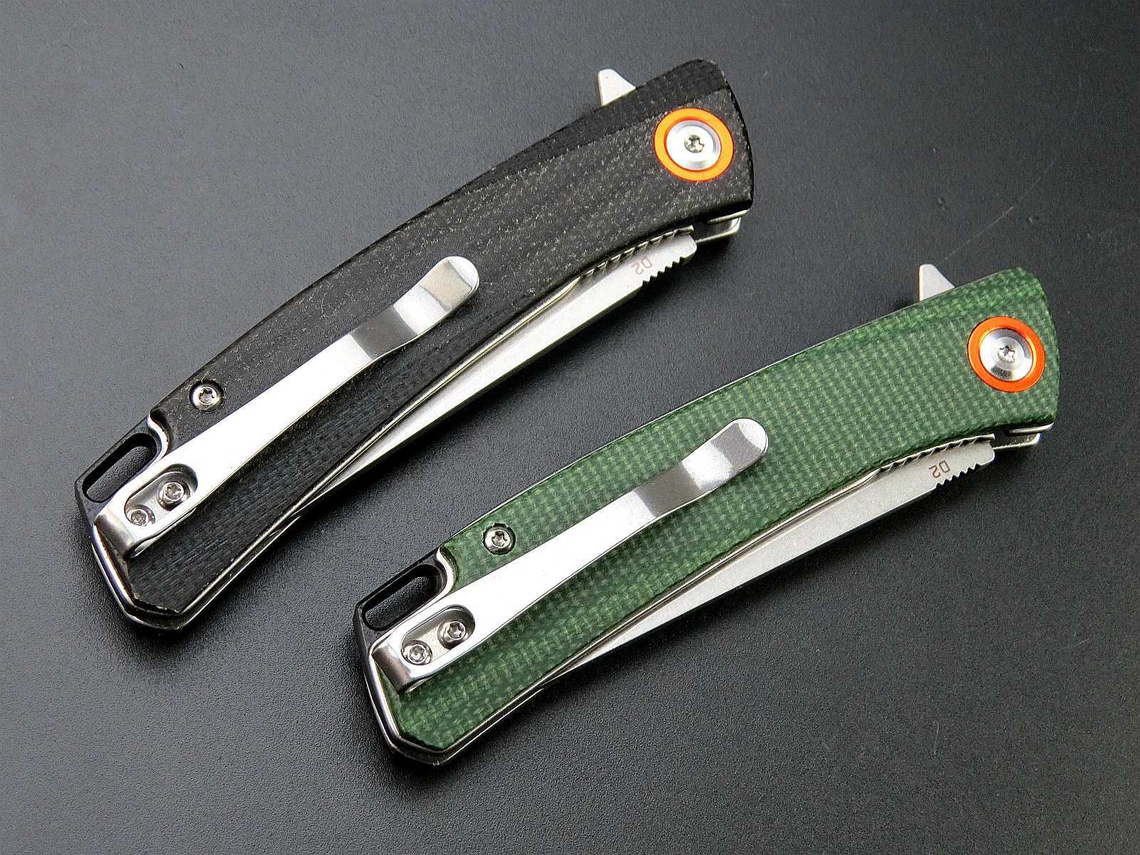 Sitivien ST1 Folding Knife D2 Steel Blade Micarta Hand and Knife EDC Tool Knives for Outdoor Working Cam Fishing W250317