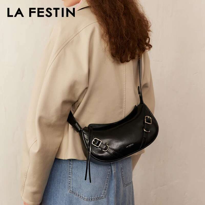 LA FESTIN Original Handbags Women 2024 New Trend Shoulder Bag Fashion Designer Cross Body Female Handle Bags