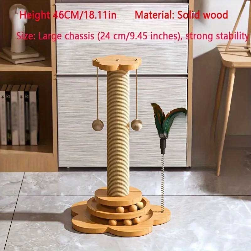 Strong Mesh Vertical Cat Scratcher - Safe for Pets & Enhanced Stability from Manufacturer Direct Supply - view 4