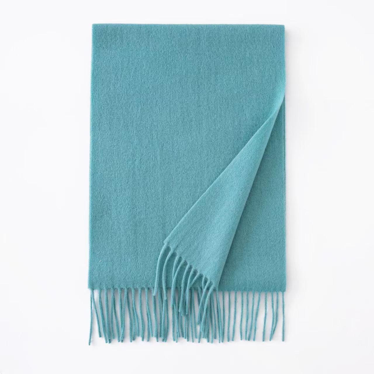 K150 100% pure cashmere scarf high-grade gray men's autumn and winter new Morandi color warm neck scarf dual-purpose
