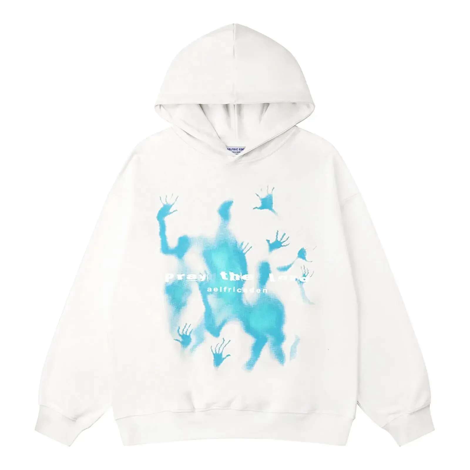 Designer Hoodie Aelfric Eden Pattern Hoodie Retro Printed Fashionable Hoodie Sweatshirt Casual Oversized Long Sleeved Street Wear Hoodie Pullover