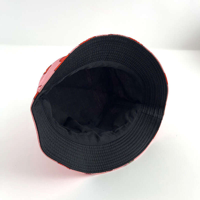 New Creative Printed Fruit Pattern Fisherman's for Women's Summer Outdoor Leisure Sunshade Double sided Can Wear Basin Hat