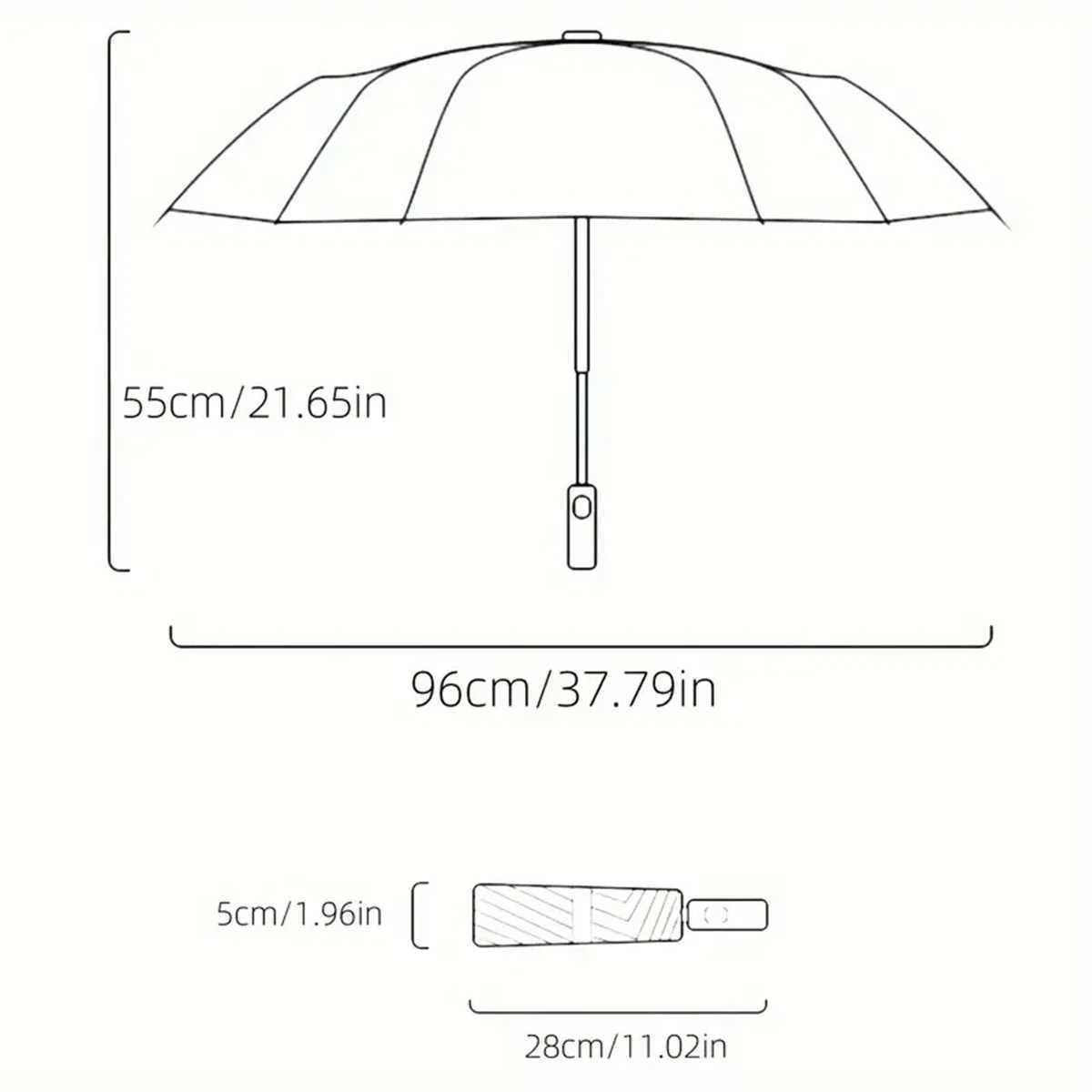 Pop Mart fully automatic sun umbrella labubu folding umbrella sun protection ultraviolet rain dual-purpose sunshade umbC250317