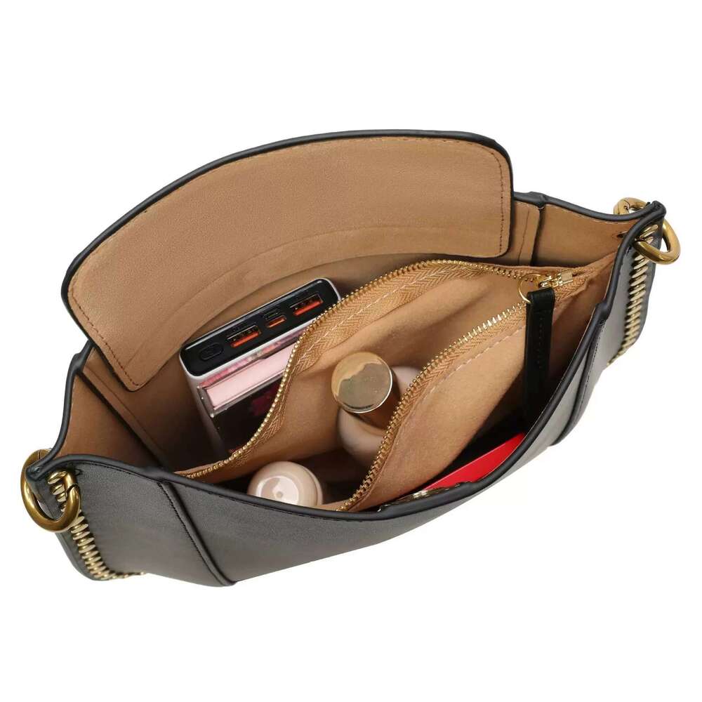 Retro Rivet Nail Genuine Leather Shoulder Crossbody Personalized IM OSKAN SACS Women Bag With Custom