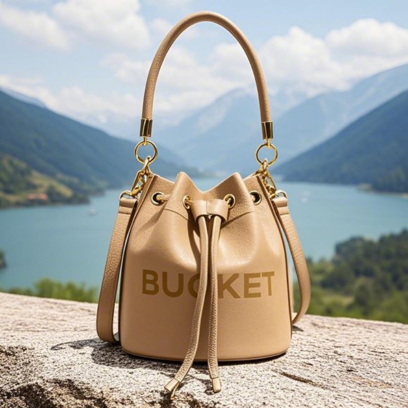 Top Quality Designer Bucket Bag Luxury One Shoulder Crossbody Bag Handheld Womens Bag 2025 New European and American Womens Bag