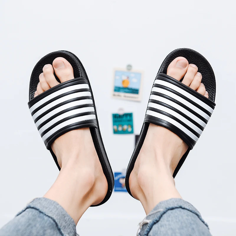 Plus Size Men Indoor Home Slippers Male Soft Comfortable Bath Slipper Mens EVA Flat Thick Platform Outdoor Beach Sandals Summer 250327