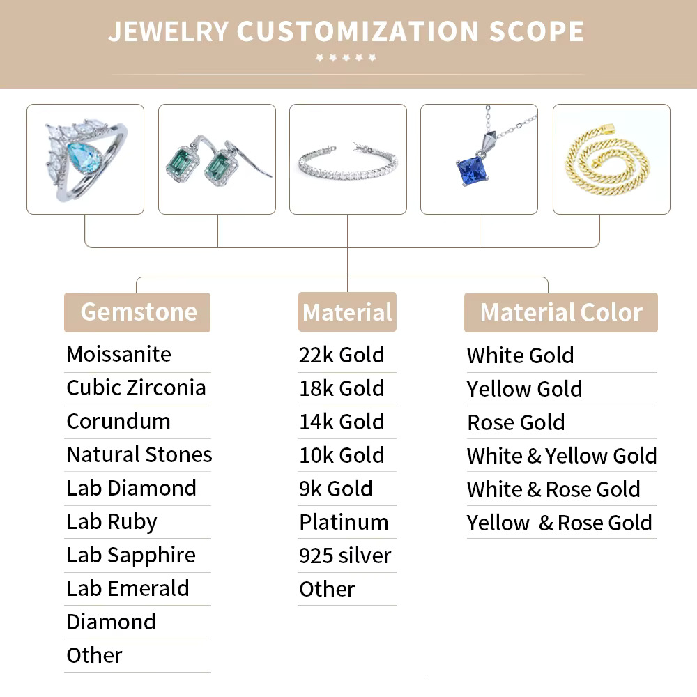 Custom Color Hip Hop S925 Silver 2-6mm Gra Vvs Lab Diamond Fine Necklace Moissanite Mossanite Jewelry Tennis Chain for Man Women