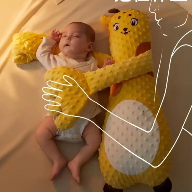 Big White Goose Baby Exhaust Pillow Soothes Babys Intelligent Beats Soothes Palm Baby Sleeping on Their Soothing Gift 250317
