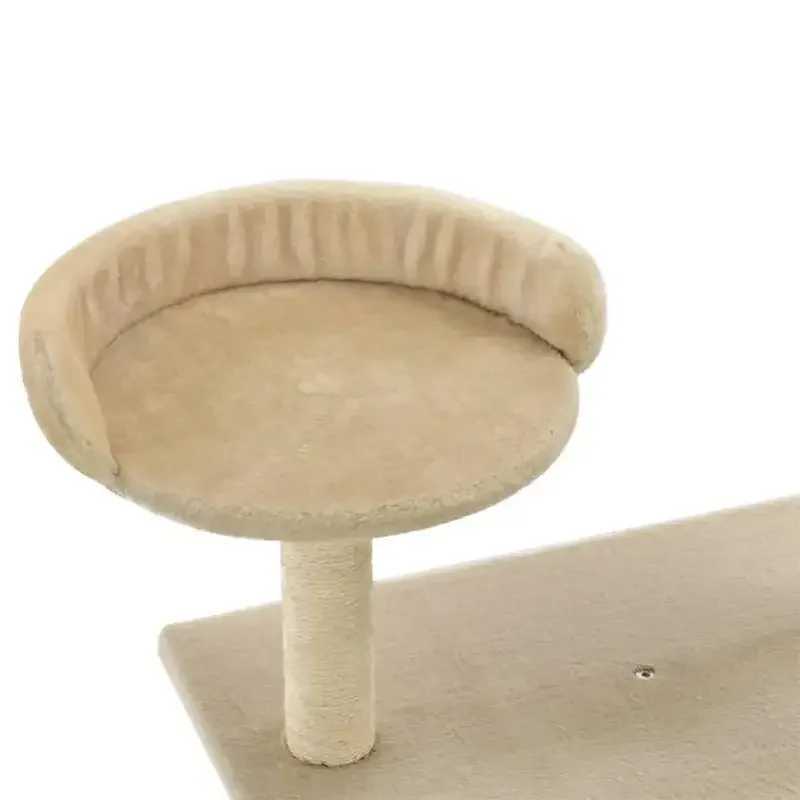 Cat Furniture Scratchers Hot Sale And High Quality Manufacturer Plush Cat Tree Large Climbing Frame Scratcher Components Wood Cat Tree House Tower
