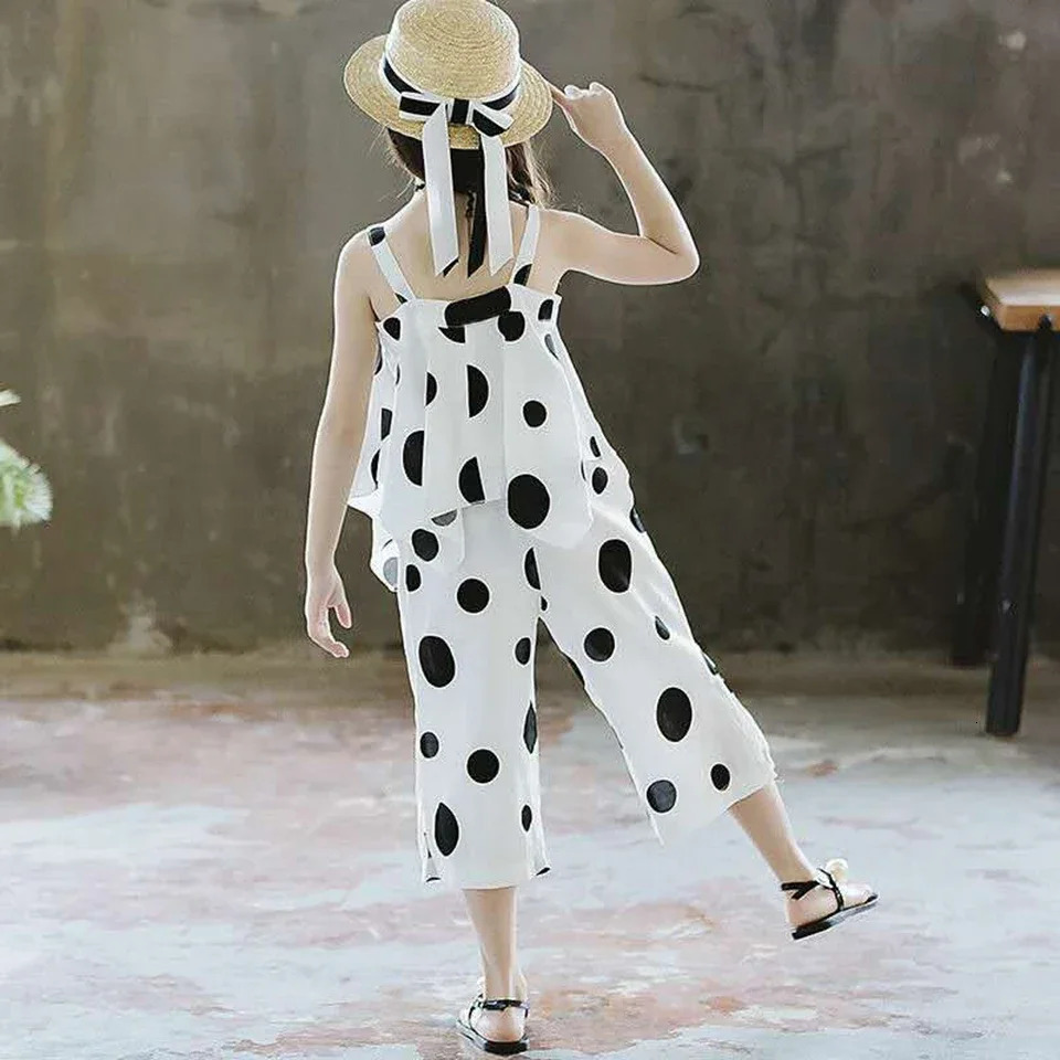 Baby Girls Sets Summer Sport Casual Mid Big Girl Kids Suits White Color T-shirt Short 2PCS Age 4 6 8 10 12 Girls Clothes 250314