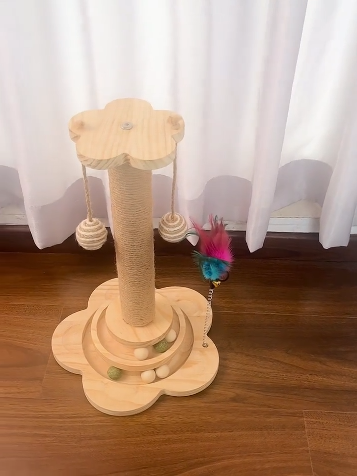 Strong Mesh Vertical Cat Scratcher - Safe for Pets & Enhanced Stability from Manufacturer Direct Supply - view 7