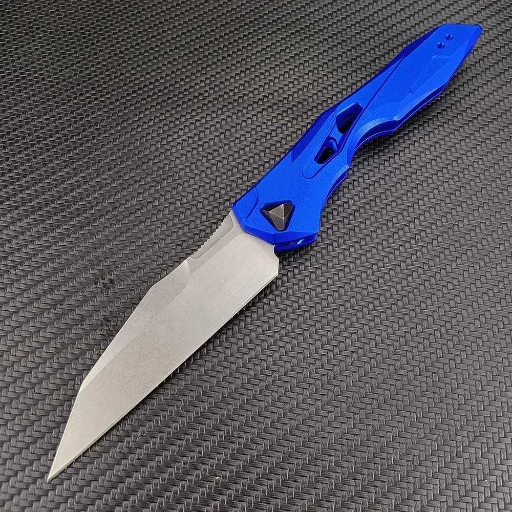 Outdoor Cam KS 7650 Launch 13 Folding Kit Knife CPM154 Blade Aluminum Manual Tactical Hiking Knife Hunting Portable Tool W250317
