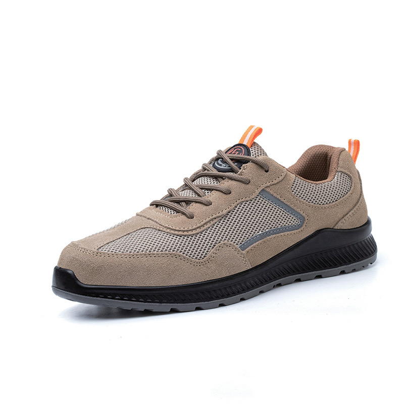 men work steal New toe safety sneaker large size construction anti-puncture outdoor sports light shoes 220322