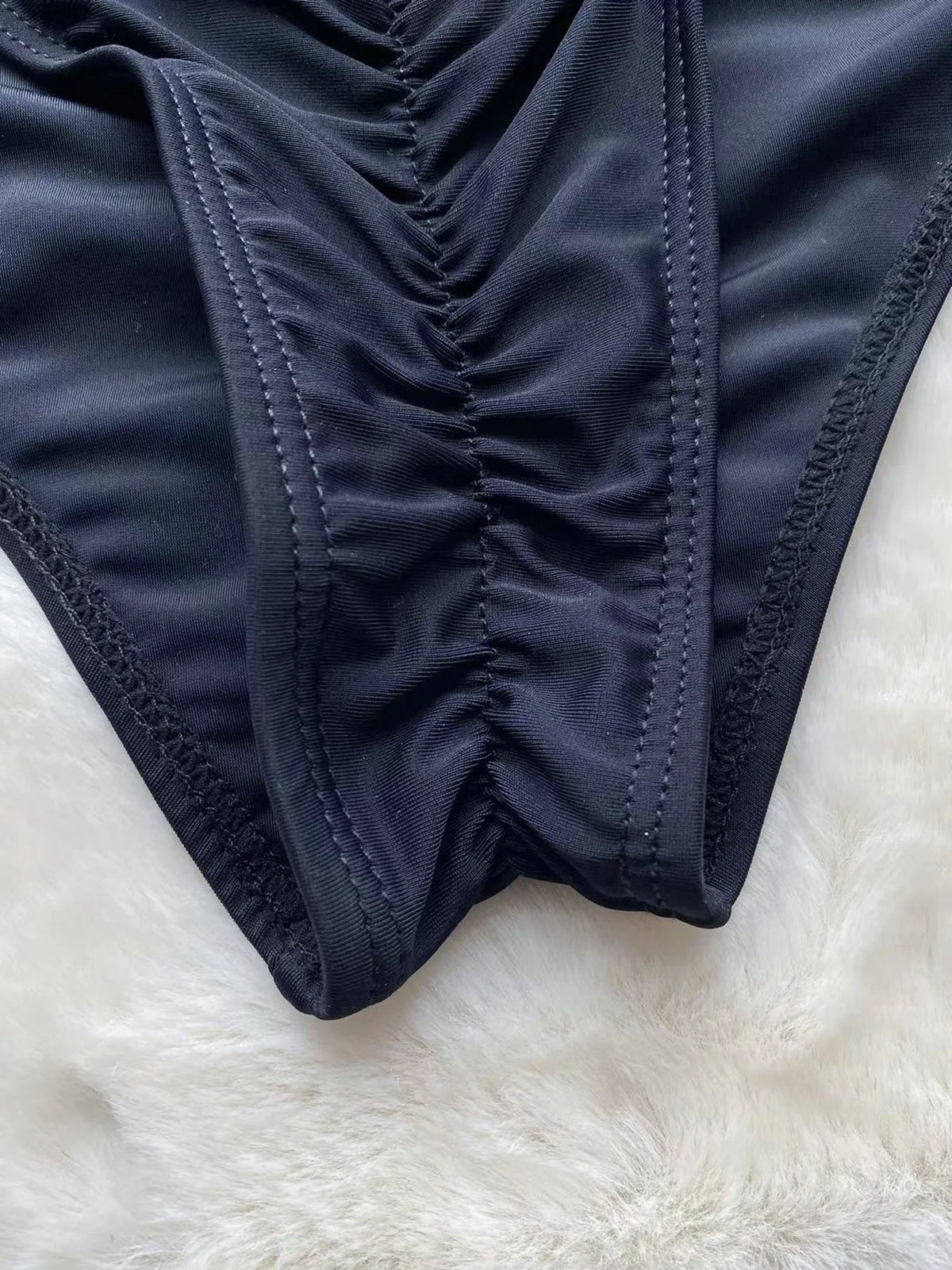 Sexy Black 3D Flower One Piece Swimsuit Female Bathing Suit Monokini Swimwear Hollow Out Swimming Suit for Women 250314