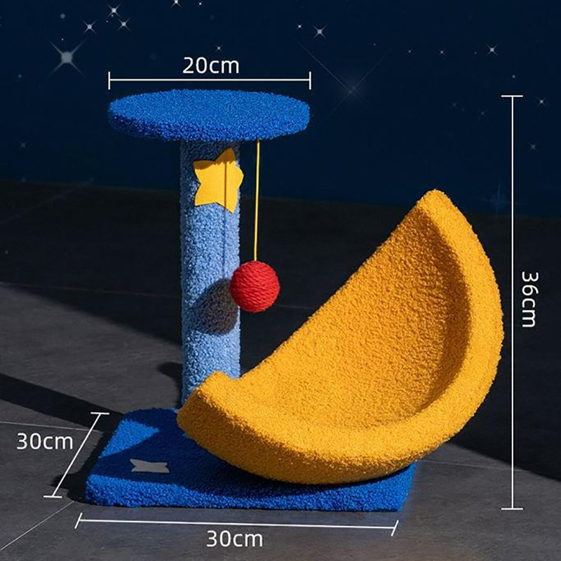 Stylish and trendy multi-level cat tree with scratching posts, condos and perches. It is scratch-resistant and suitable for all pets. - view 5